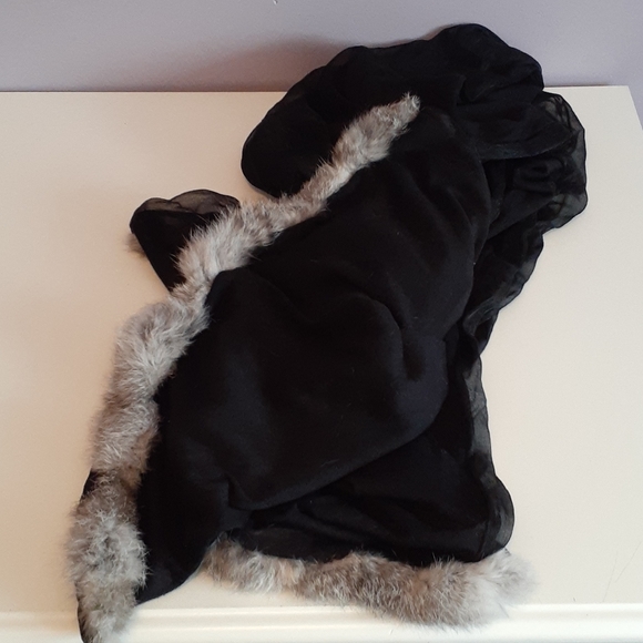 100% Real Rabbit Fur Scarf - Picture 2 of 8